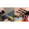 abric Pinking Shears Craft Scissors,Serrated Scalloped stainless Steel Handled Professional Sewing black Scissors, Scissors for Leather, Tailoring, Paper Crafts Hand shears etc. (Scalloped7mm)